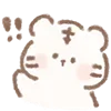 Стикер 17 White Tiger