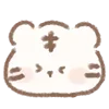 Стикер 12 White Tiger