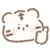 Стикер 9 White Tiger