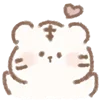 Стикер 5 White Tiger