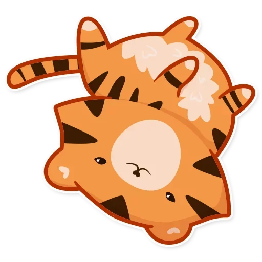 🙃 Стикер «Tiger Tigrulia» для Telegram