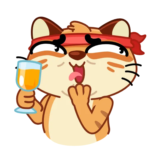 🥂 Стикер «Тигрембо» для Telegram
