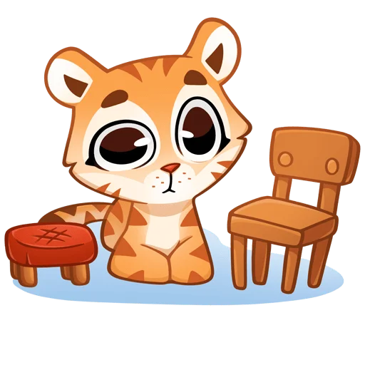 🤔 Стикер «Тигриску Без Текста» для Telegram