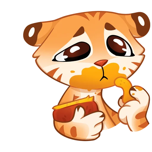 😋 Стикер «Тигриску Без Текста» для Telegram