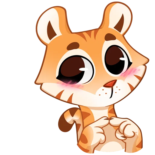 ☺️ Стикер «Тигриску Без Текста» для Telegram