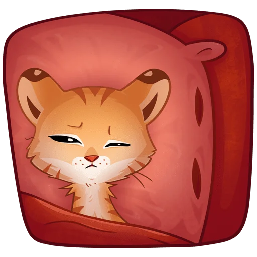 🥱 Стикер «Тигриску Без Текста» для Telegram