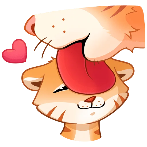 👅 Стикер «Тигриску Без Текста» для Telegram