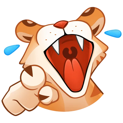 😂 Стикер «Тигриску Без Текста» для Telegram