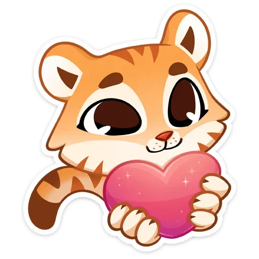 🥰 Стикер «Тигриску» для Telegram