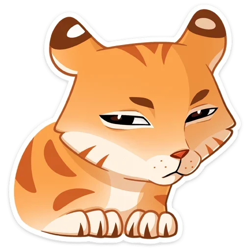 😒 Стикер «Тигриску» для Telegram