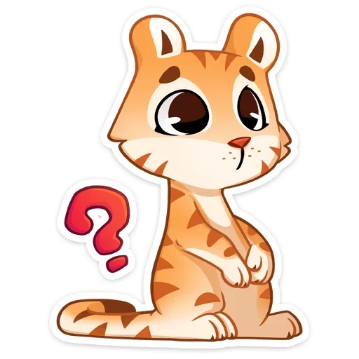 😐 Стикер «Тигриску» для Telegram