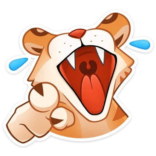 😂 Стикер «Тигриску» для Telegram