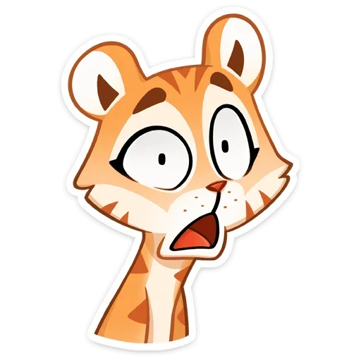 😨 Стикер «Тигриску» для Telegram