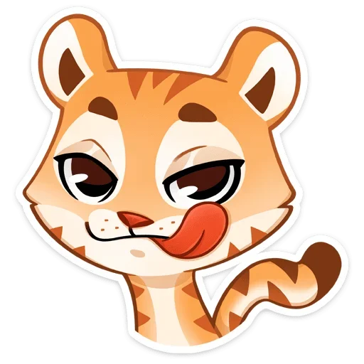 😋 Стикер «Тигриску» для Telegram