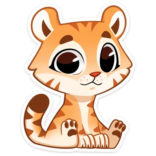 🙂 Стикер «Тигриску» для Telegram