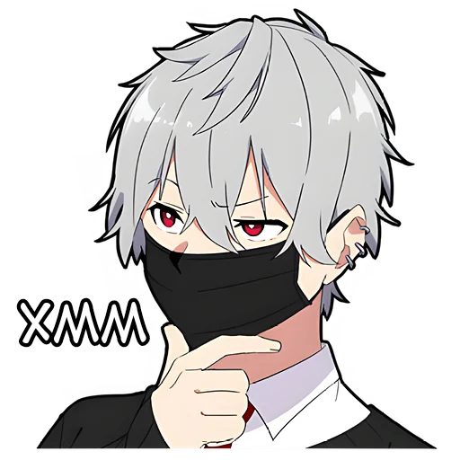 🤔 Стикер «Тихий-кун 2» для Telegram