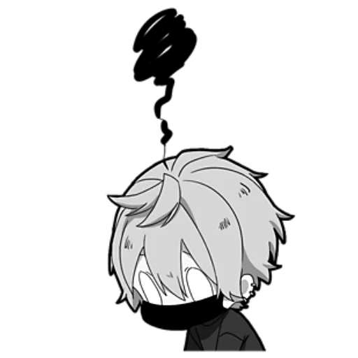 😣 Стикер «Тихий-кун 4» для Telegram