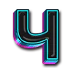 🦋 Эмодзи «tik tok alphabet» для Telegram