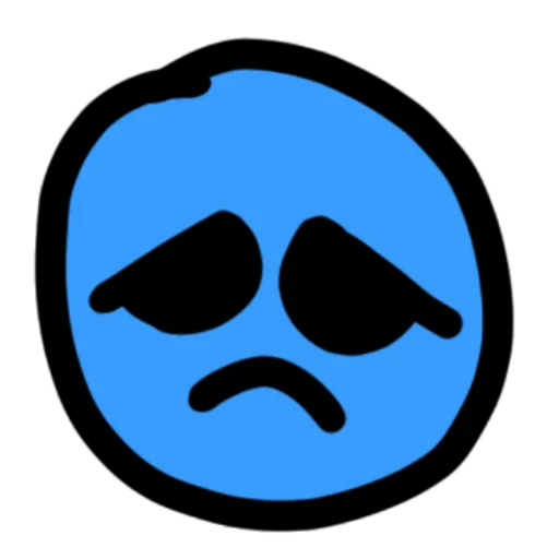 ☹️ Стикер «У меня нет прав» для Telegram