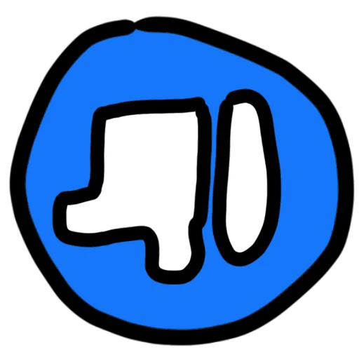 👎 Стикер «У меня нет прав» для Telegram