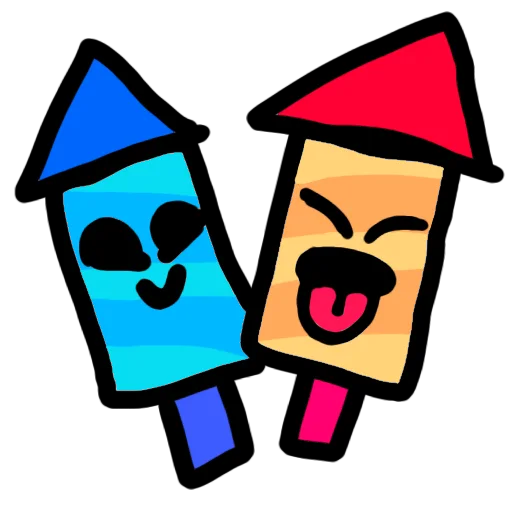 🎆 Стикер «У меня нет прав» для Telegram