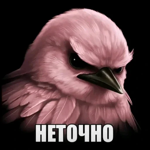 🫤 Стикер «вряд ли птички» для Telegram