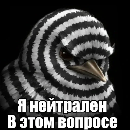 🫤 Стикер «вряд ли птички» для Telegram