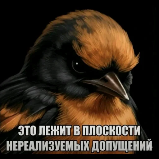 🫤 Стикер «вряд ли птички» для Telegram