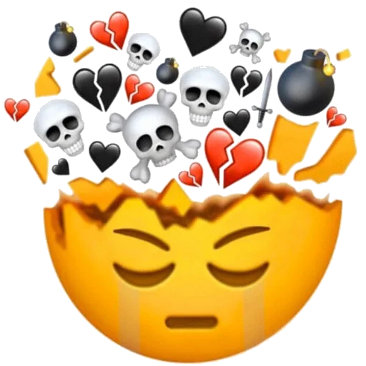 🖤 Стикер «eMoJiS i NeEd In My LiFe» для Telegram
