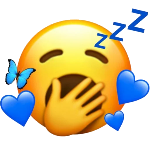 😴 Стикер «eMoJiS i NeEd In My LiFe» для Telegram