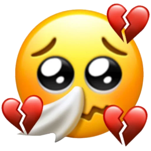 🥺 Стикер «eMoJiS i NeEd In My LiFe» для Telegram
