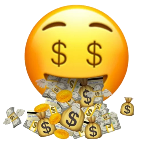 🤑 Стикер «eMoJiS i NeEd In My LiFe» для Telegram
