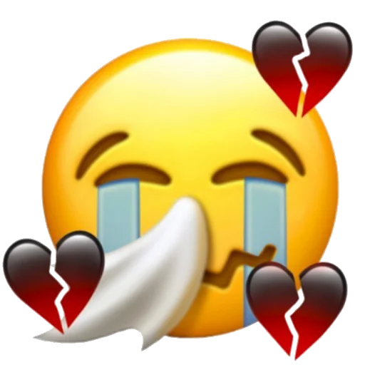 😥 Стикер «eMoJiS i NeEd In My LiFe» для Telegram