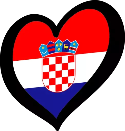 🇭🇷 Стикер «TIKTOK EUROVISION» для Telegram