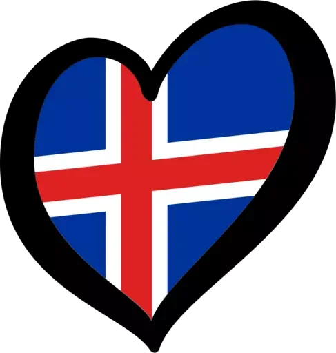 🇮🇸 Стикер «TIKTOK EUROVISION» для Telegram