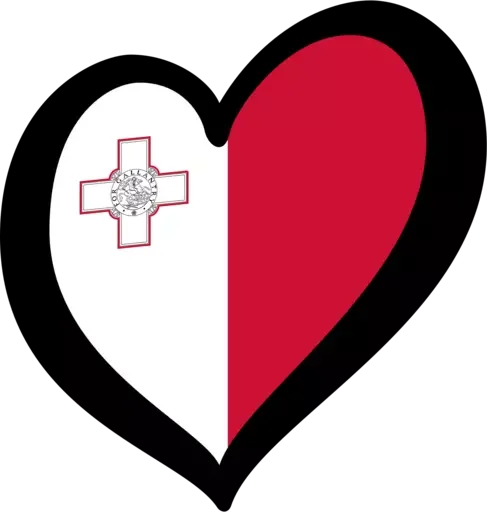 🇲🇹 Стикер «TIKTOK EUROVISION» для Telegram