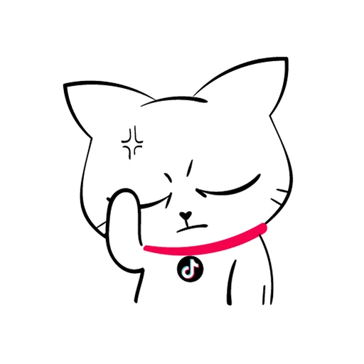 🙈 Стикер «TikTok Kot» для Telegram