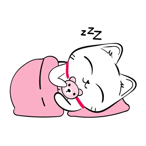 😴 Стикер «TikTok Kot» для Telegram