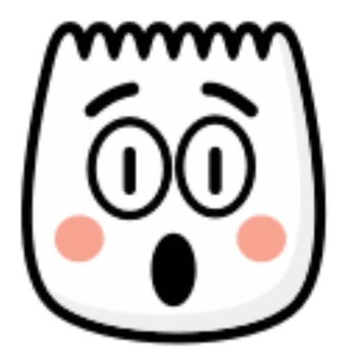 😮 Стикер «тикток смайлики» для Telegram