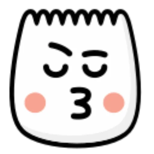 😗 Стикер «тикток смайлики» для Telegram