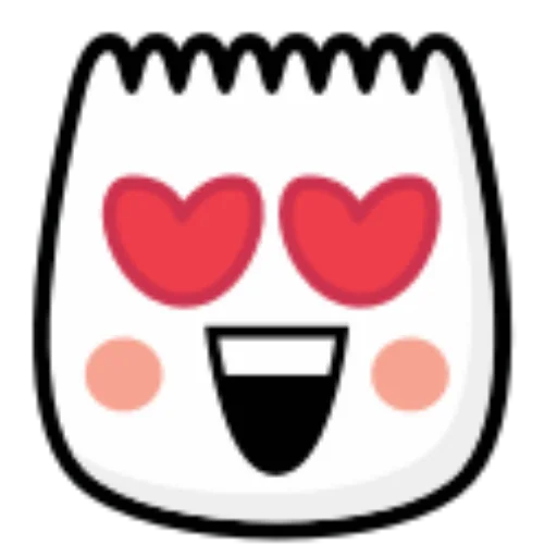 ❤️ Стикер «тикток смайлики» для Telegram