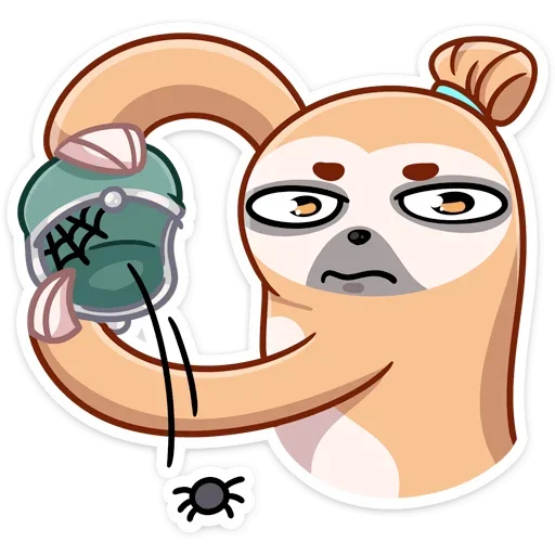 💸 Стикер «Ленивец Тим» для Telegram