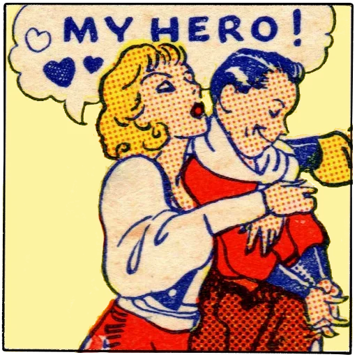 😧 Стикер «Time for comics» для Telegram