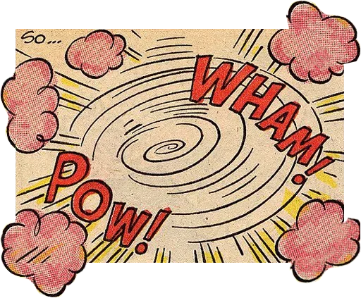 😡 Стикер «Time for comics» для Telegram