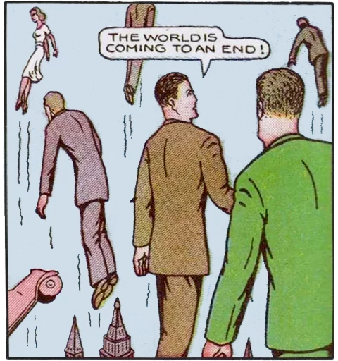 🤔 Стикер «Time for comics» для Telegram