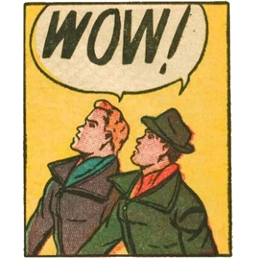 🤑 Стикер «Time for comics» для Telegram
