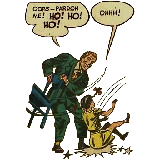 😏 Стикер «Time for comics» для Telegram