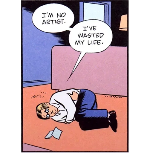 😞 Стикер «Time for comics» для Telegram