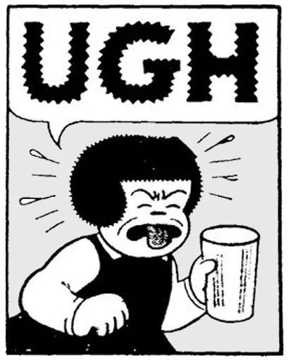 🙁 Стикер «Time for comics» для Telegram