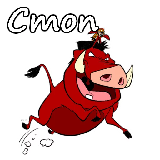 🙌 Стикер «Тимон и Пумба» для Telegram
